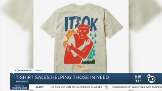 T-shirt sales helping those in need