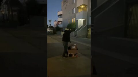 Man Can't Lift The Stuff He Is Stealing