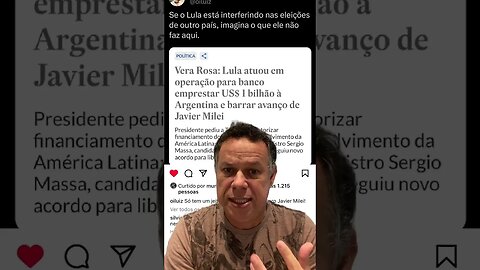 Lula atuou para emprestar mais de 1 bilhão de dólares para Argentina #shortsvideo