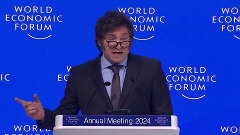 Javier Milei gives speech denouncing Socialism & Anti-Freedom at WEF Conference 2024 in Davos 🗣️💬