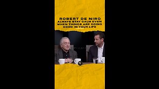 #robertdeniro Always stay calm even when things are going good in life. 🎥 @hollywoodreporter