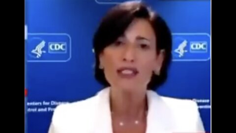 CDC Director Admits: "What the vaccines CAN'T do is prevent transmission of the virus..."