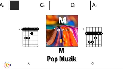 M Pop muzik - FCN Guitar Chords & Lyrics HD