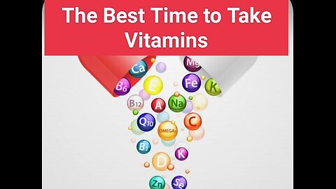 Best time to take vitamin