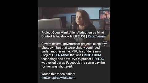 Documentary: Project Open Mind & Lifelog