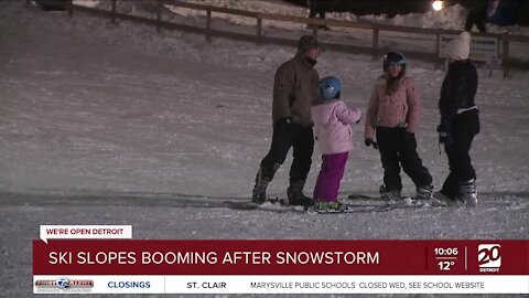 Heavy snowfall a big help to metro Detroit ski businesses