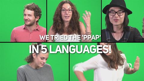 This is how 5 languages handled the viral PPAP song