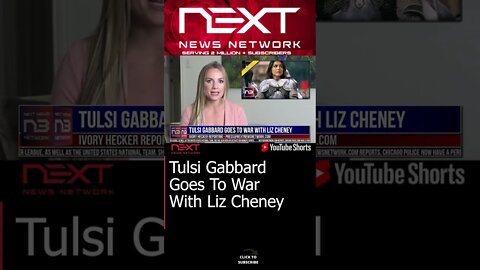 Tulsi Gabbard Goes To War With Liz Cheney #shorts
