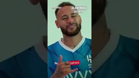 Behind the scenes footage of Neymar completing his move to Saudi club Al Hilal