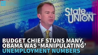 Budget Chief Says Obama Was ‘Manipulating’ Unemployment Numbers