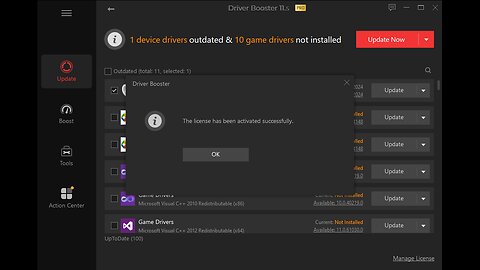 Driver Boster 11.5 free key 2024 / 1 year 2024