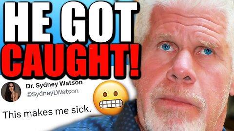Ron Perlman PANICS, Deletes SHOCKING VIDEO After Getting Caught!