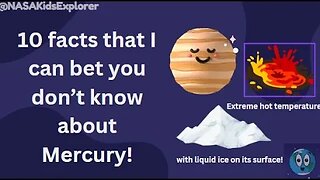 10 facts about the planet Mercury that I can bet you don't know!
