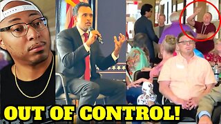 Vivek Ramaswamy Gets Confronted By OUTRAGED Heckler And Then This Happens..