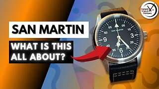 37mm Pilot Watch? San Martin SN0034B-1 Review #HWR