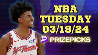 #PRIZEPICKS | BEST PICKS FOR #NBA TUESDAY | 03/19/24 | BEST BETS | #BASKETBALL | TODAY | PROP BETS