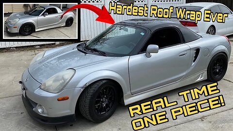 REAL TIME ONE PIECE THE HARDEST ROOF | MR2 Spyder Hardtop