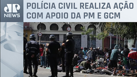 Nove pessoas são detidas em operação na Cracolândia