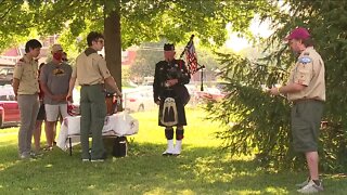 Norwood veterans honored with new flags