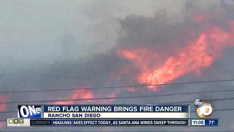 Cal Fire ramps up response as red flag warning brings fire danger