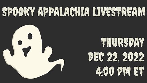 Spooky Appalachia Special 500 Subscriber Q&A Livestream