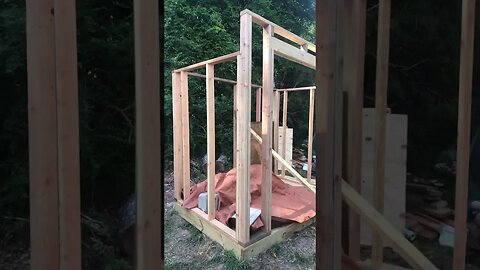 Half Tool Shed, Half Walk-in Cooler from Scratch