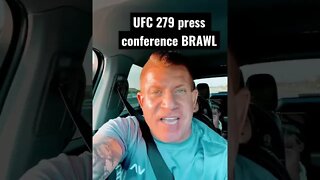 UFC 279 PRESS CONFERENCE BRAWL DETAILS!!