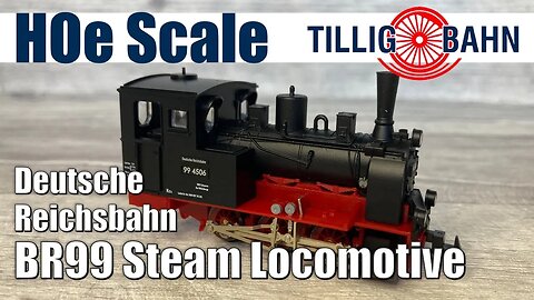 Tillig Bhan 02991 BR99 Deutsche Reichsbahn Steam Locomotive Narrow Gauge HOe