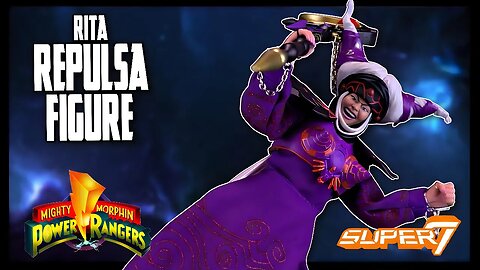 Super7 Mighty Morphin Power Rangers Rita Repulsa Vile Violet Edition Store Exclusive @TheReviewSpot