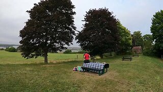 Setting up to film at a castle. timelapse Go Pro 28th June 2023