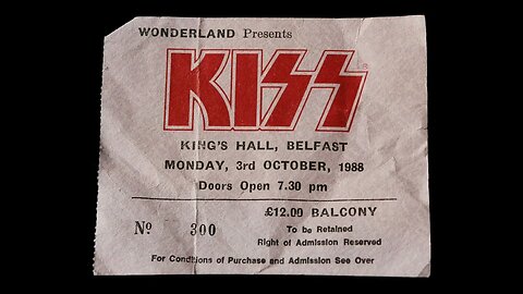 Kiss Live in Belfast N Ireland 1988