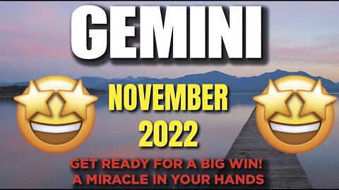 Gemini ♊️ Get Ready For A Big Win! A Miracle In Your Hands! 😲🤩November 2022 ♊️