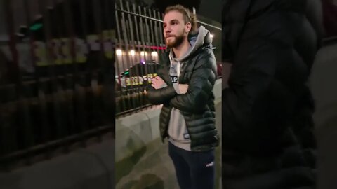 Stand Up Comedy at the Rear Gates of Parliament, Victoria, Australia