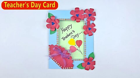 How to Make Teachers Day Card/DIY Teachers Card/Easy Paper Crafts