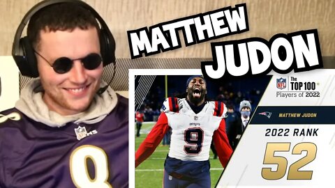 Rugby Player Reacts to MATTHEW JUDON (New England Patriots, OLD) #52 NFL Top 100 Players in 2022