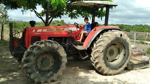 Trator massey ferguson 283 + emplemento