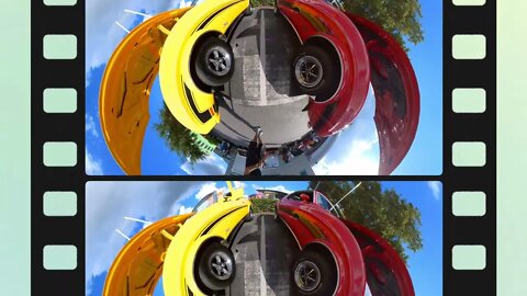 Two Ford Mustangs - Old Town - Kissimmee, Florida #fordmustang #ford #insta360