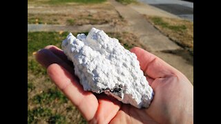 Snow White Missouri Barite Specimen