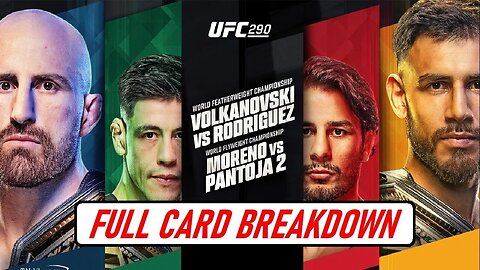 UFC 290: Volkanovski vs. Rodriguez - Full Card Breakdown