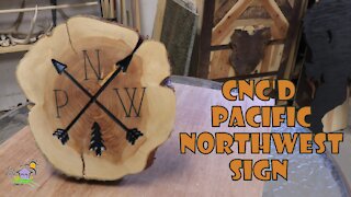 Pacific Northwest CNC'd Sign