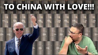 Too much $ for GAS??? JOE is GIVING AWAY our oil to CHINA!!!