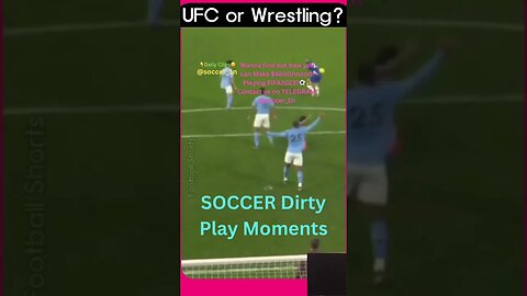 SOCCER Dirty Play Moments🤯😱 #soccer #fifa #fifa2023 #fifa23 #futmillionaire #gladiator #football