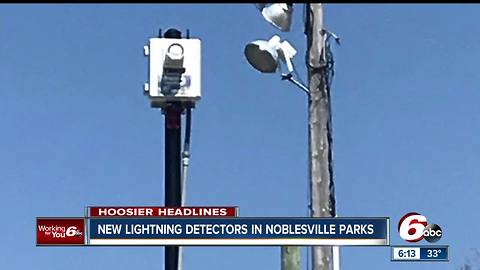 Noblesville installs 9 lightning detectors to enhance severe weather safety