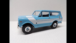 International Scout II model kit build