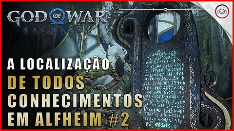 God of war Ragnarok, A localização de todos conhecimentos em Alfheim #2 | Super dica