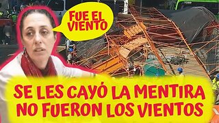 SE LES CAYÓ LA MENTIRA: NO FUE EL VIENTO