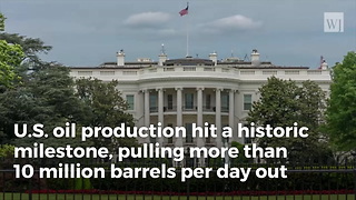 Under Trump, US Oil Production Hits Level Not Seen Since The Nixon Administration