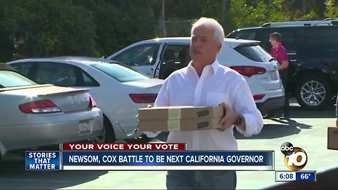 Newsom, Cox battle to be next California governor