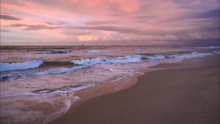 Beach relaxation Sunset ASMR video