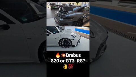 💥Brabus 820 911 Turbo S or 911 GT3 RS both 992-generation brutal Porsche 2023 model years 💥🔥